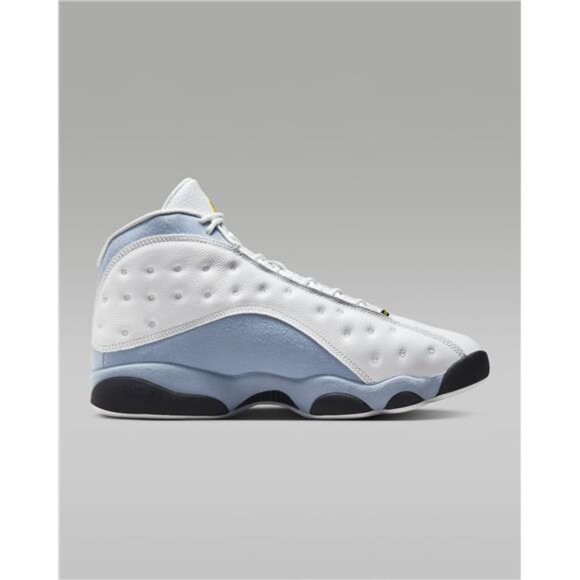 NEW IN BOX w/ Multiple Sizes Air Jordan 13 Retro White/Blue Grey/Black/Yellow - Picture 5 of 8